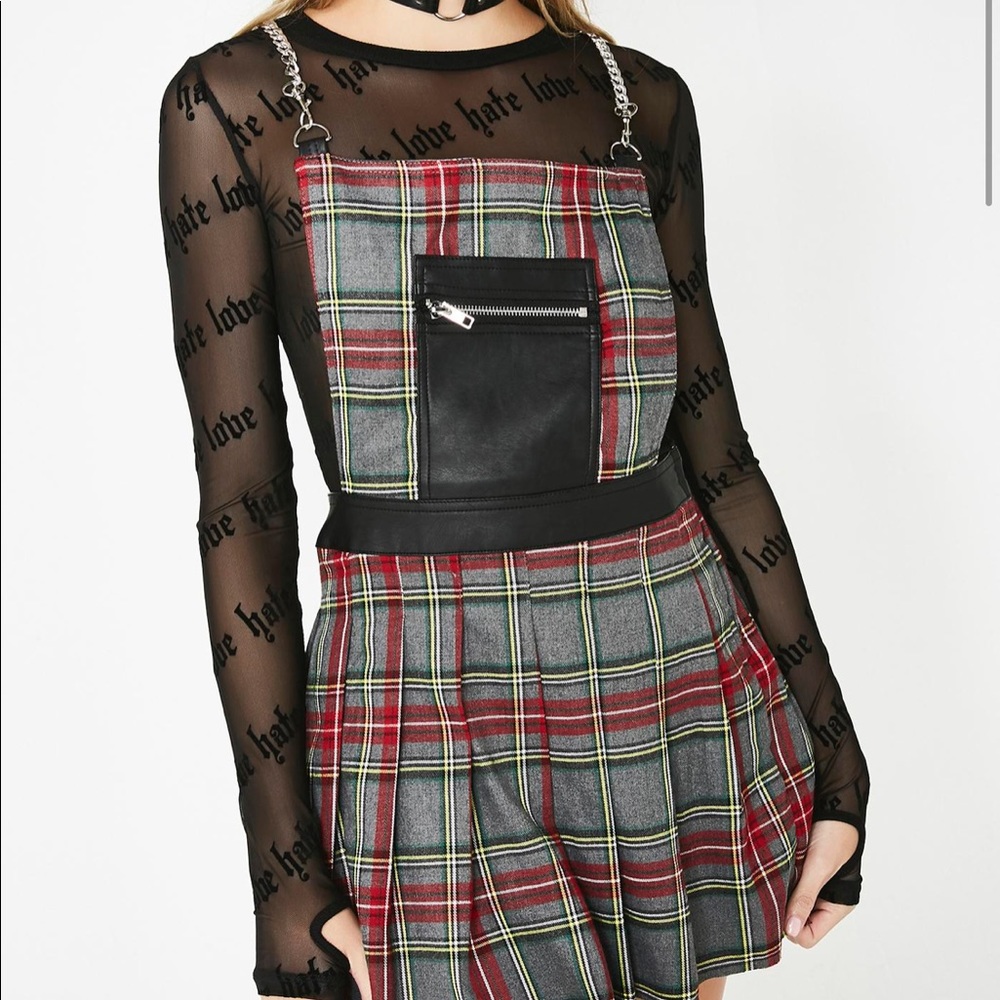 Dolls Kill Plaid Dress